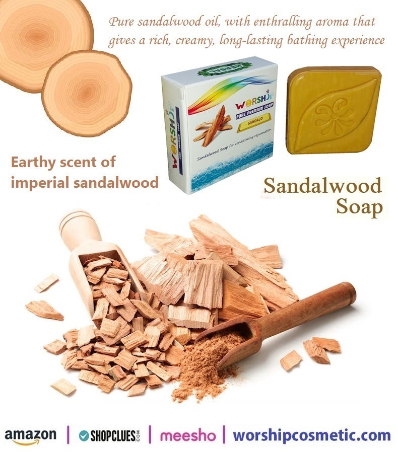 SANDALWOOD SOAP Nourish and condition your skin with pure Sandalwood