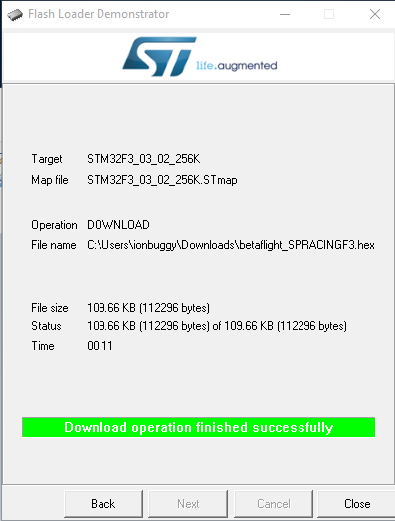 Китайский Seriously Pro F3: Лечим Ошибку STM32 Communication.