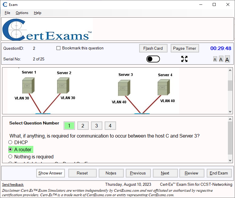 CCST Networking Practice Tests by ExamGuides Medium