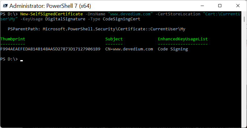 How to Sign a PowerShell Script : A Step-By-Step Guide for Developer ...