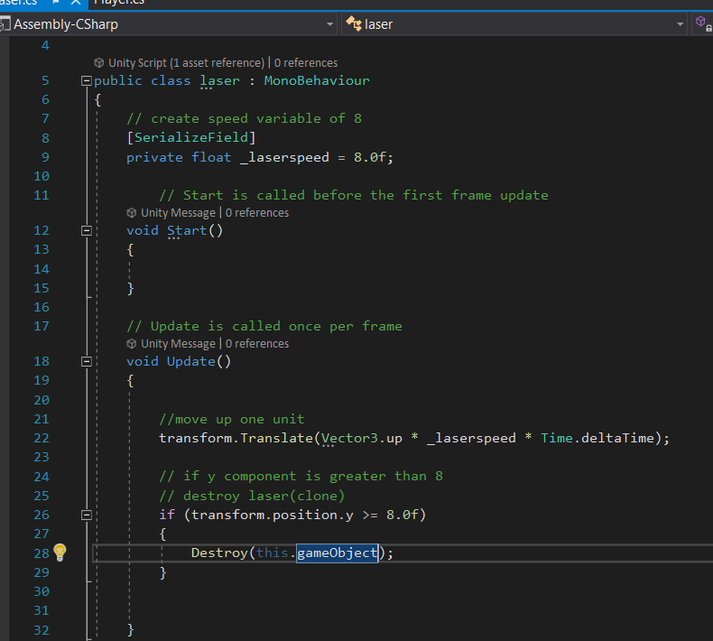 Instancing and Destroying Gameobjects in Unity | by Niles Carr | Medium