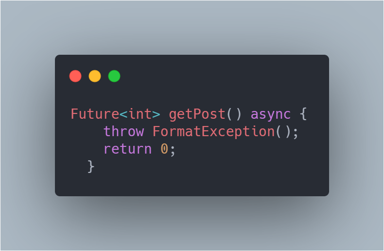 Error handling in Flutter. Dart support exception throwing and… by