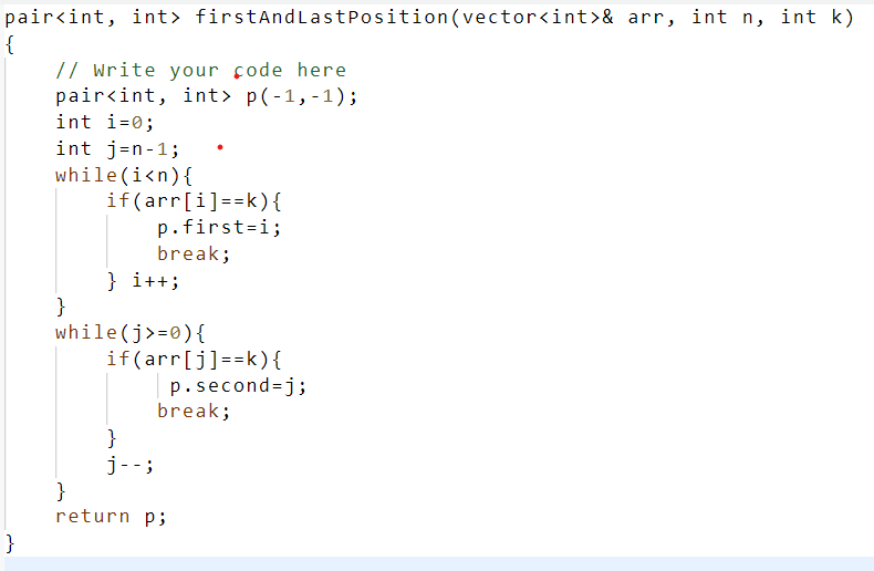 First and Last Position of an Element In Sorted Array(Both Brute ...