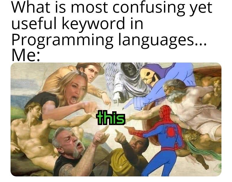 “this” in Javascript. The `this` keyword in JavaScript refers… | by ...