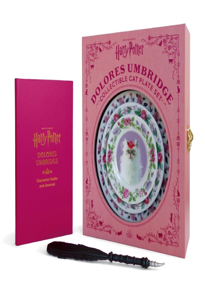 (PDF/DOWNLOAD) Harry Potter: Dolores Umbridge Collectible Cat Plate Se ...