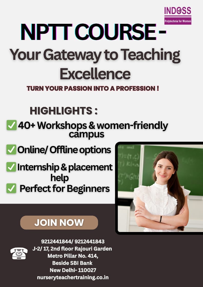 NPTT Course in Delhi — Admission Open! Join Now for a Bright Career