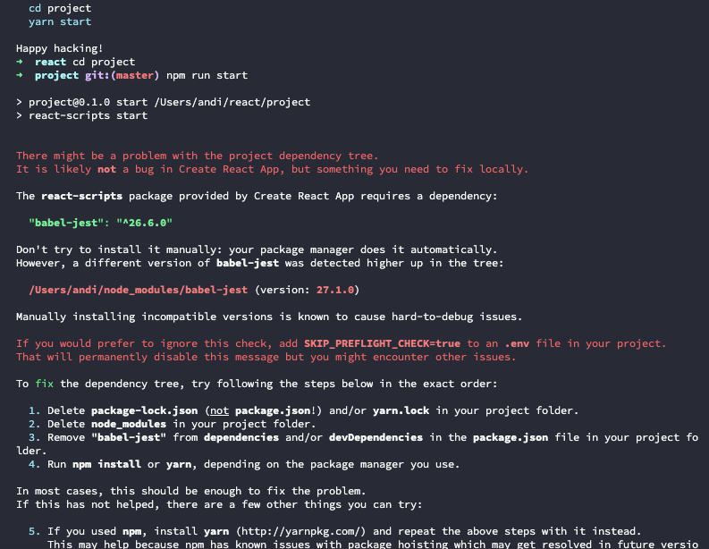 How to solve this kind of problem when using create-react-app | by Andi ...