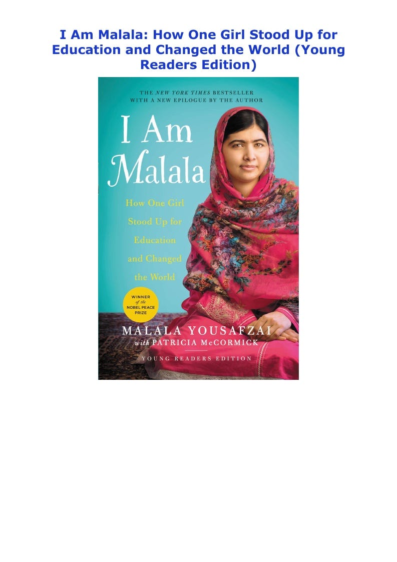 PDF I Am Malala: How One Girl Stood Up for Education and Changed the ...