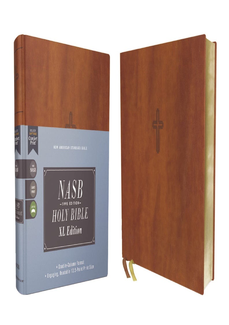 DOWNLOAD [PDF] NASB, Holy Bible, XL Edition, Leathersoft, Brown, 1995 ...