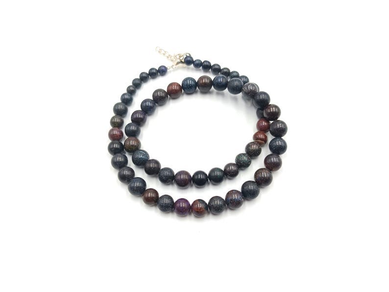 Matrix Opal Rondelle Beads Necklace, Fire opal, Women Necklace, Healing Crystal