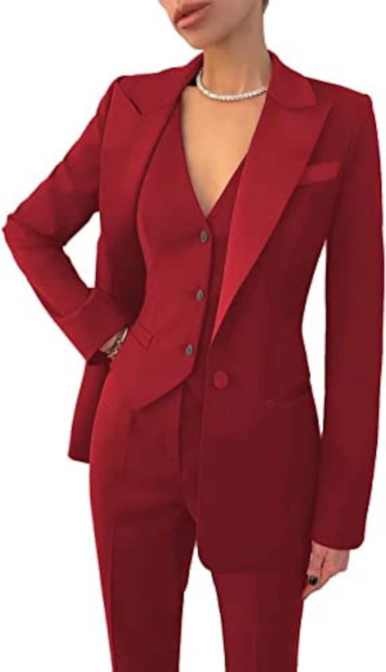 Women's Suit Blazer and Trousers Complete Ceremony Trousers and