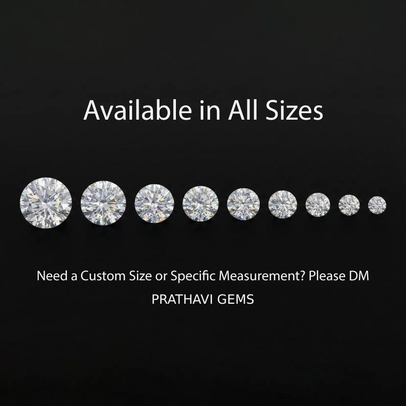 IGI Certified Round Cut Lab Grown Diamond, Loose Diamond 1–5 Carat, D E Color VVS1 VVS2 Lab Created…