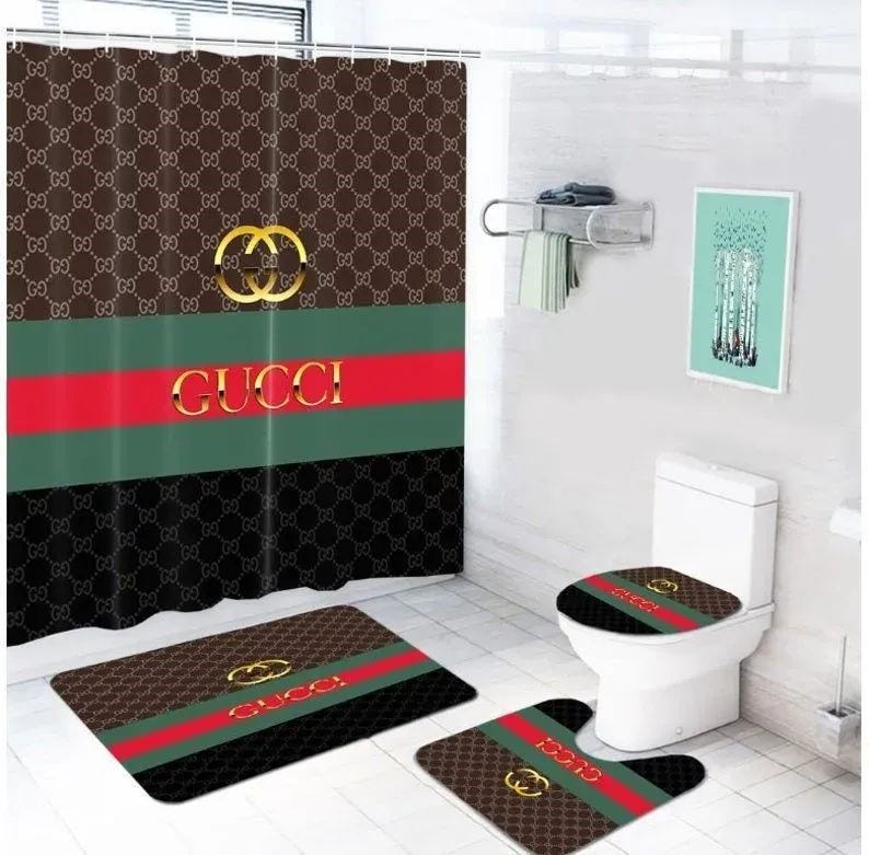 Gucci Bathroom Set Home Decor Luxury Fashion Brand Bath Mat FW, by  SuperHyp Store, Aug, 2023