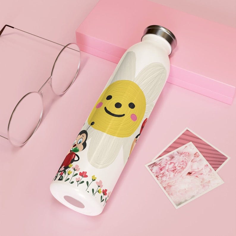 smiley face' Water Bottle