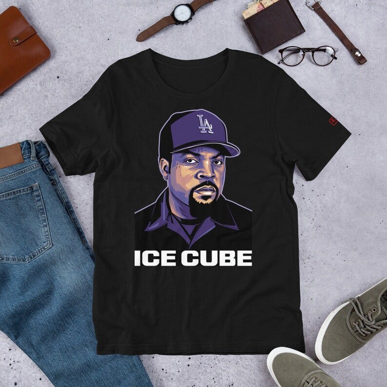 Vintage 90's Ice Cube - The Predator - Rap T-shirt ///SOLD