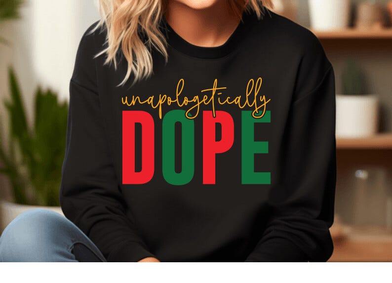 Juneteenth Svg, Unapologetically Dope