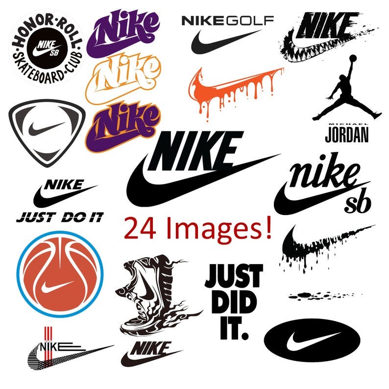 Nike logo svg png bundle images just do it cricut cut files swoosh clip art  - oleg saenko - Medium