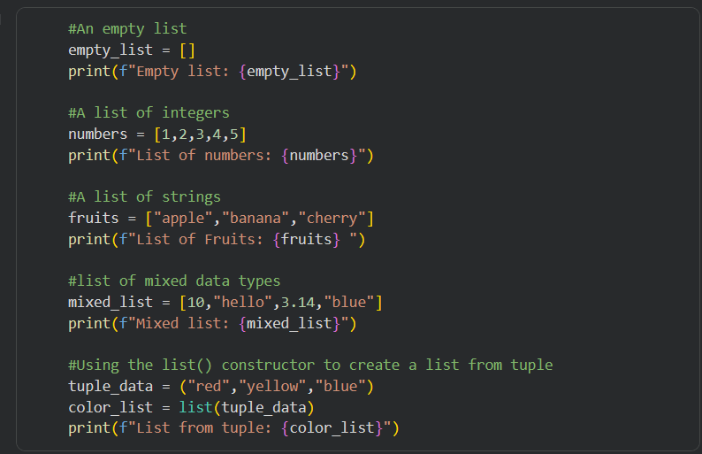 LISTS IN PYTHON. LISTS TOPIC IN PYTHON | by Abishek.25BCE8755 | Dec ...