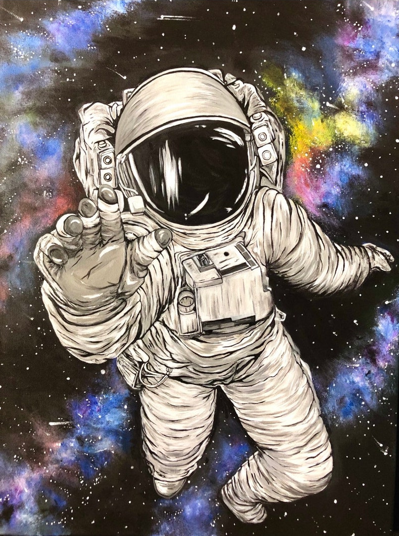 Top 7 Astronaut Art Ideas. Astronaut art, a genre that perfectly… | by  WallStorie | Medium