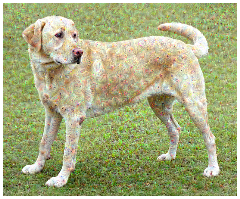 Figure 7: Multilayer DeepDream output