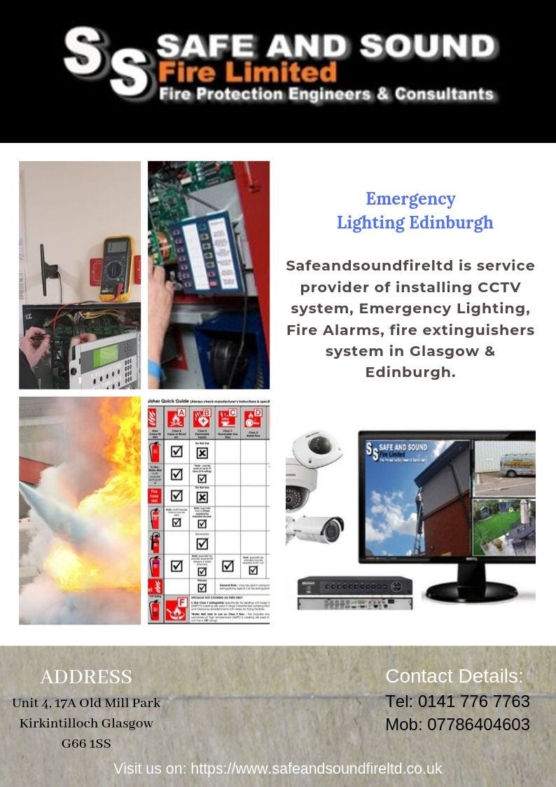 Fire Alarm Systems Edinburgh. Safeandsoundfireltd is service provider… by Safe and Sound Fire