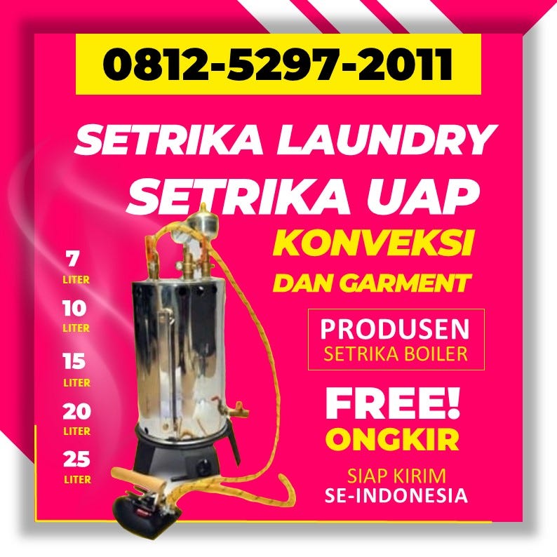 Setrika Uap Boiler Surabaya