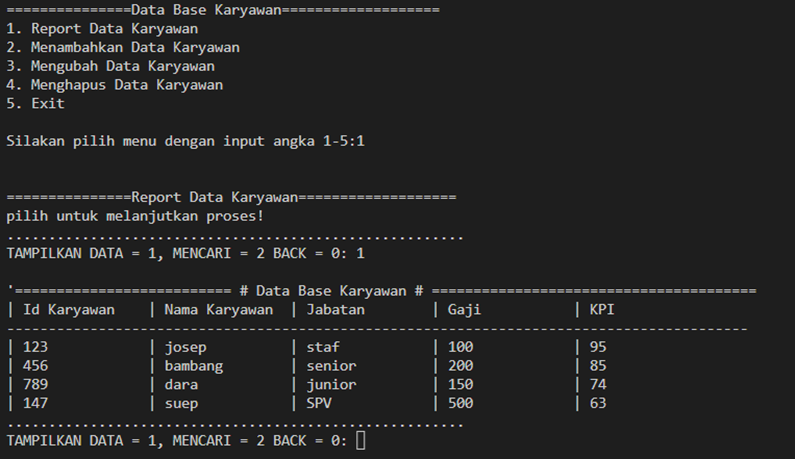 Aplikasi Crud dengan Python untuk Program DataBase Karyawan. | by ...