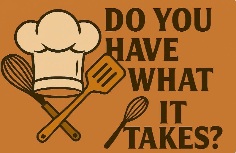 Master Chef Dreams — Could You Make the Cut?