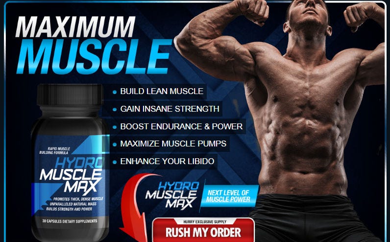 Hydro Muscle Max Reviews. Hydro Muscle Max is a great muscle… | by Lacmi  Kate | Medium