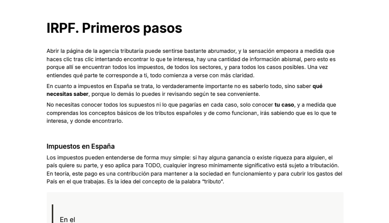 Lo que aprendí sobre el IRPF y cómo entenderlo sin ser experto