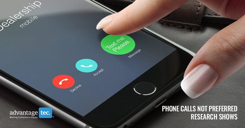 Phone calls not preferred research | by AdvantageTec | Medium