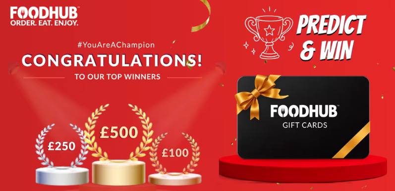 Foodhub’s Predict & Win Has Come to an End 🎉