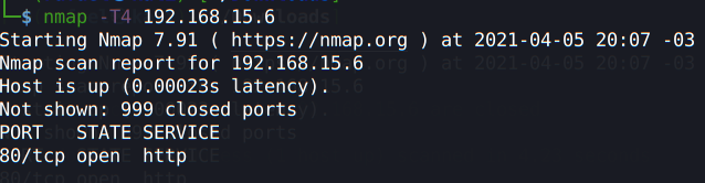 nmap scan