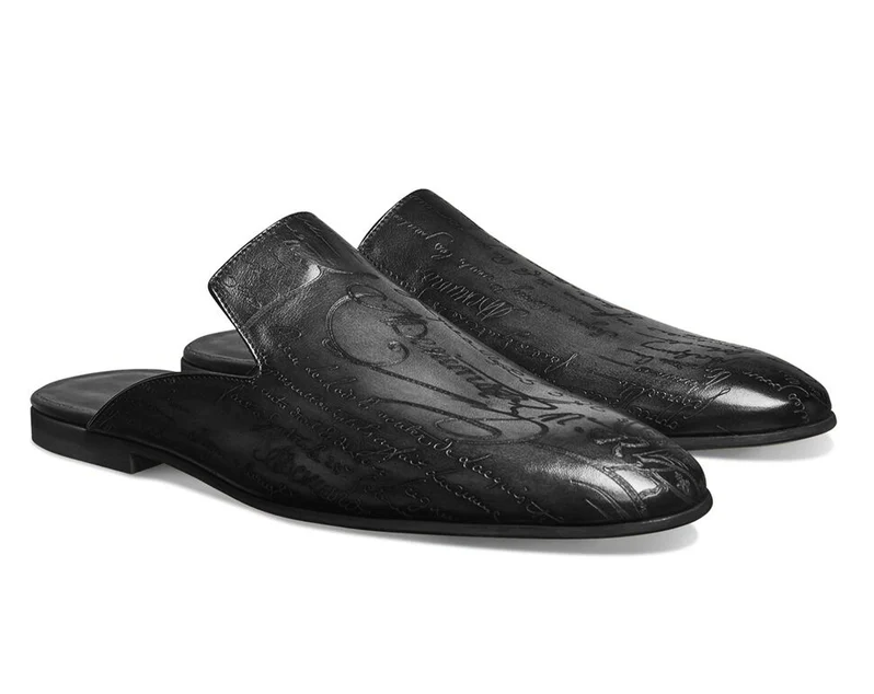 Buy Leather Mules Shoes for Men | Modern Slip-On Luxury