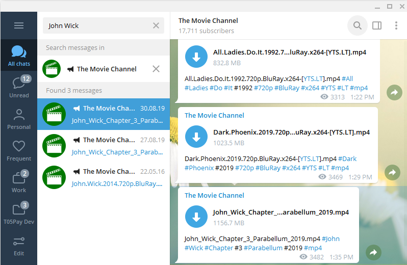 How to download Movies and TV Shows using Telegram - hc - Medium