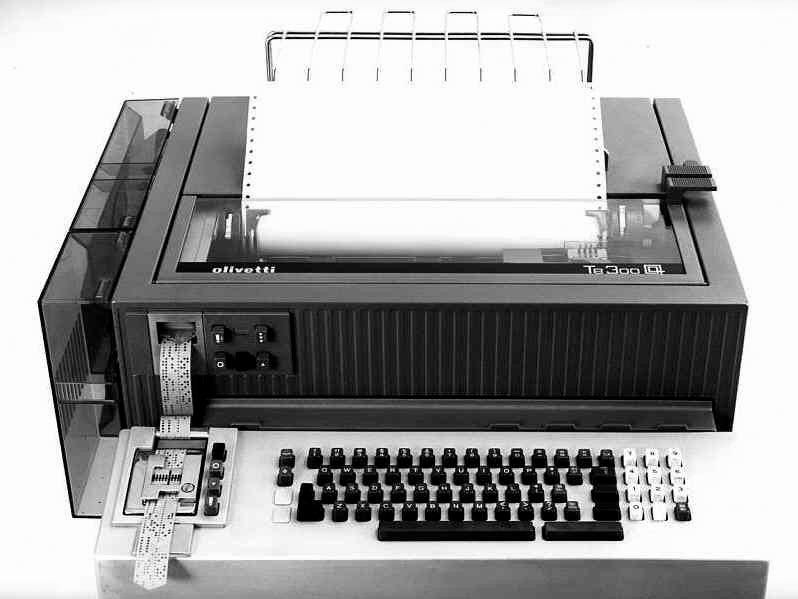 Un télex Olivetti T300. Imagen tomada del sitio museotelecomvlc.webs.upv.es