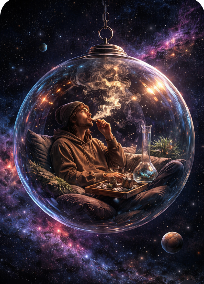 Observations with my Right Eye — Day 14 — The Sphere and the Weed