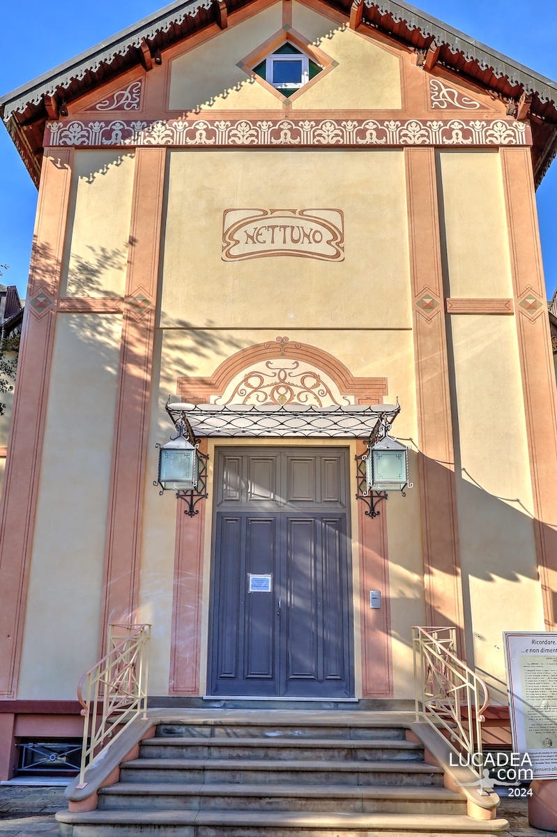 La facciata elegante dell’Hotel Nettuno