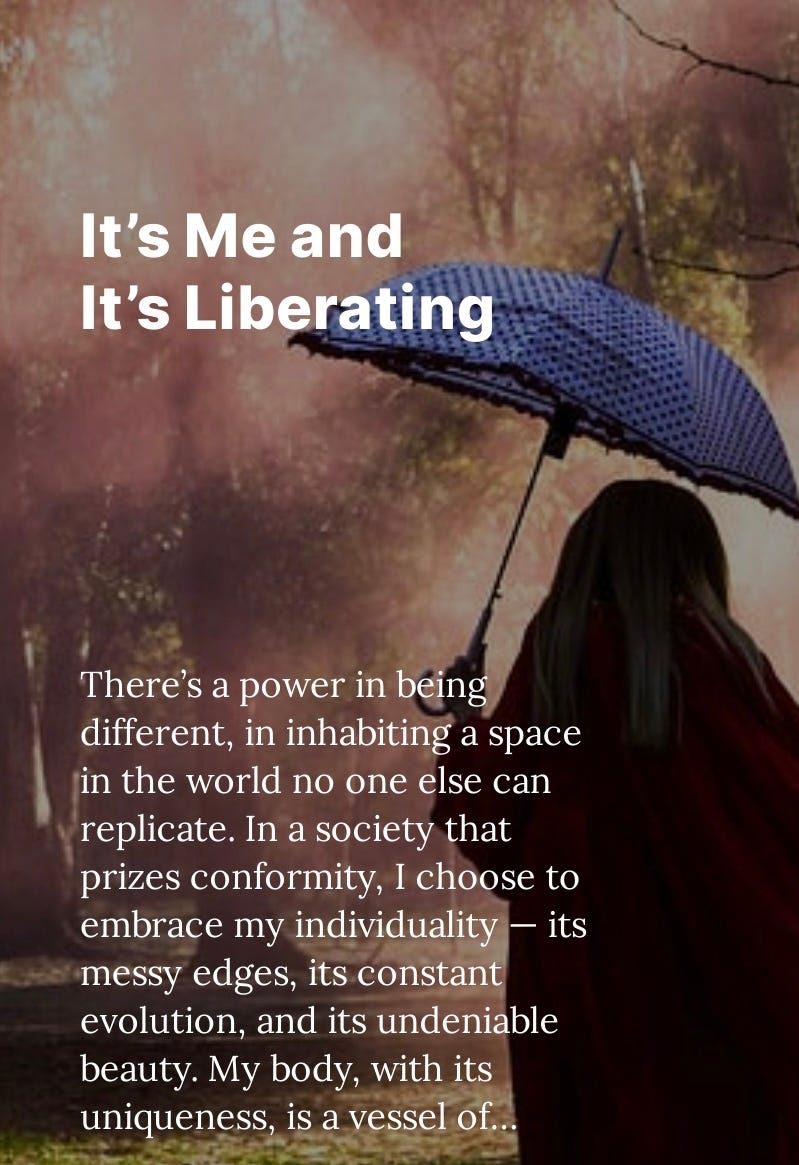 It’s Me and It’s Liberating. It’s librating | by Well Today🎡 | BUHUB ...