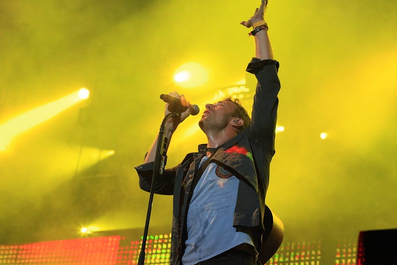 Will <3  Coldplay, Champion, Onstage