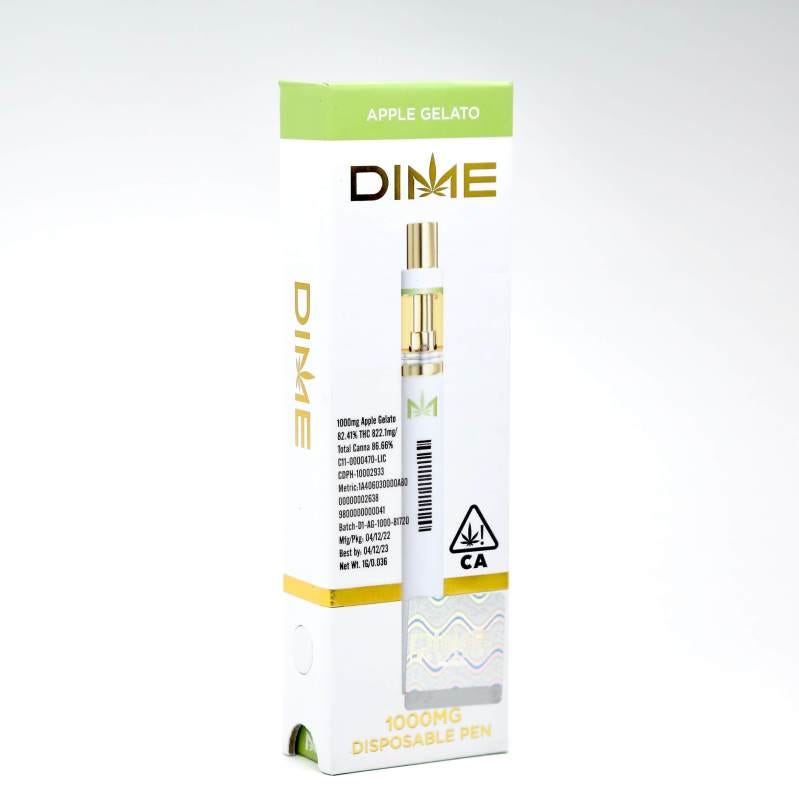 DIME Cartridge 1 Gram(1000 mg)[Hybrid,Indica,Sativa] Collection Dropy