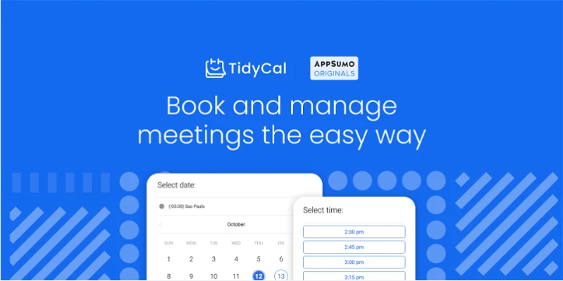 Tidycal Lifetime Deal - Manage Your Calendar And Get More Bookings  