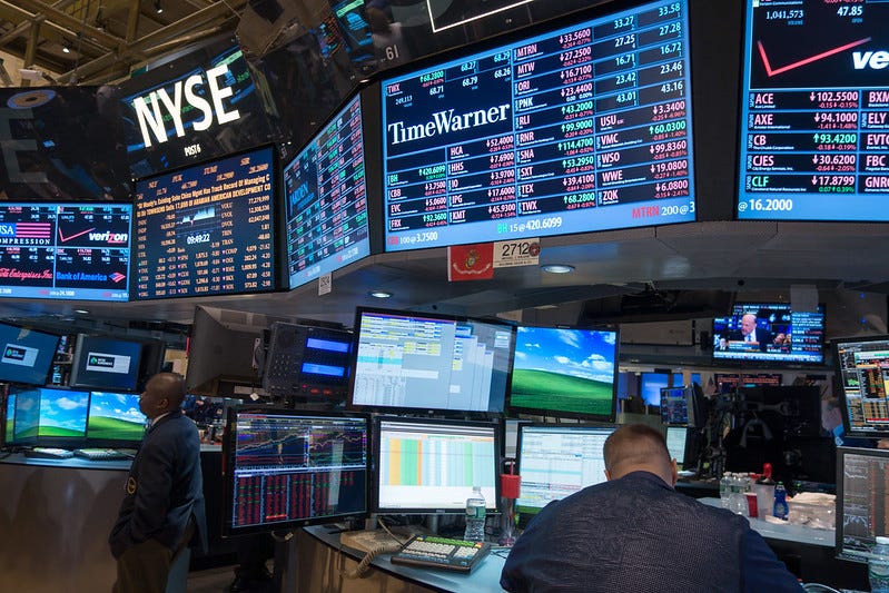 Trading Floor at the New York Stock Exchange