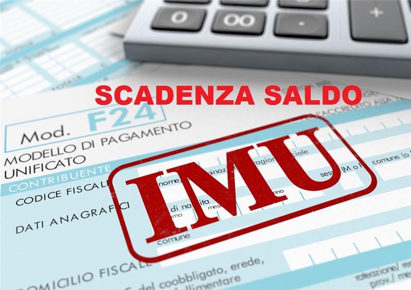 16 Dicembre: Scadenza versamento saldo IMU — ANNO 2020