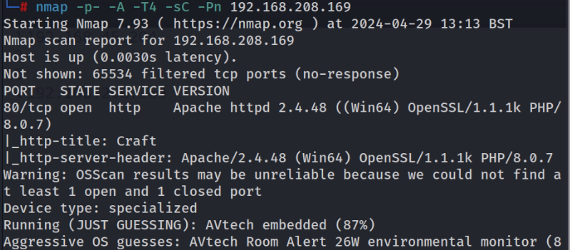 Craft Walkthrough (Practice). Keyword: Macro revershell… | by Dr Mahdi ...