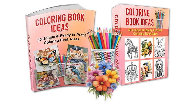 Coloring Book Ideas Review: Unlocking Profitable Creativity with 50 ...