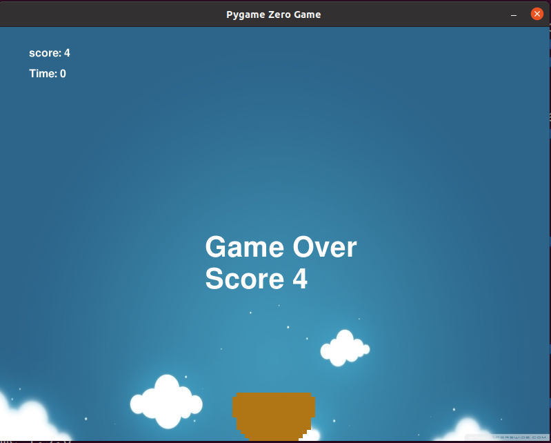 A little game made with Python and Pygame 