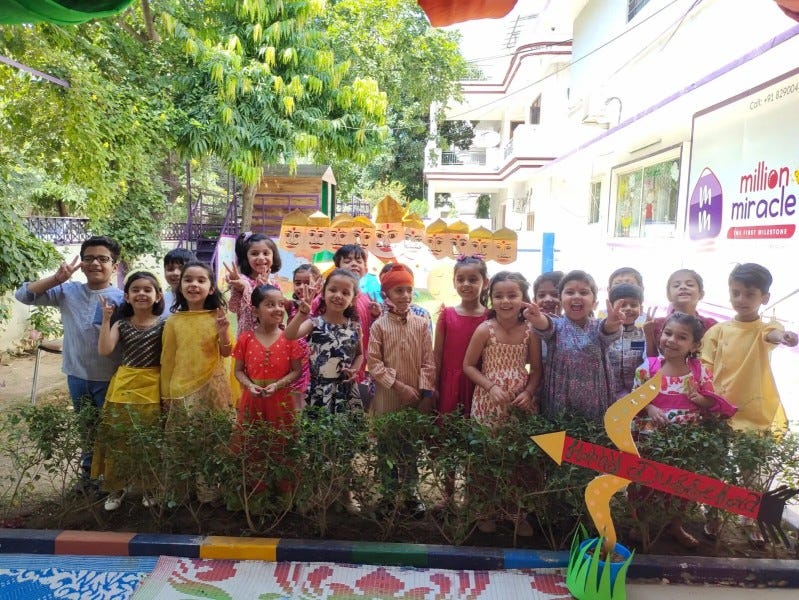 Play School Preschool Nursery School in Jaipur Million Miracle
