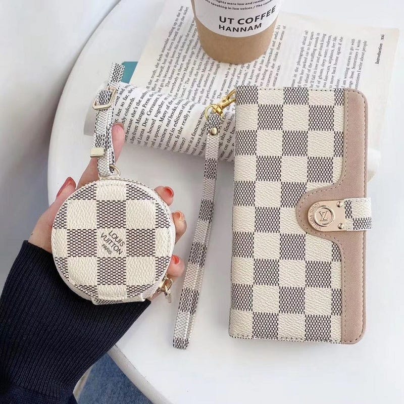 Louis Vuitton Wallet Cover Case For Apple iPhone 14 Pro Max iPhone 13 12