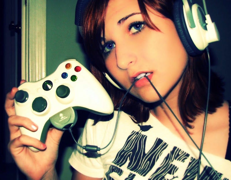 real gamer girl